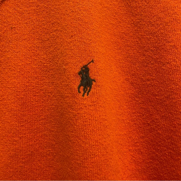 Polo Ralph Lauren Orange Sweatshirt Medium - Picture 2 of 8